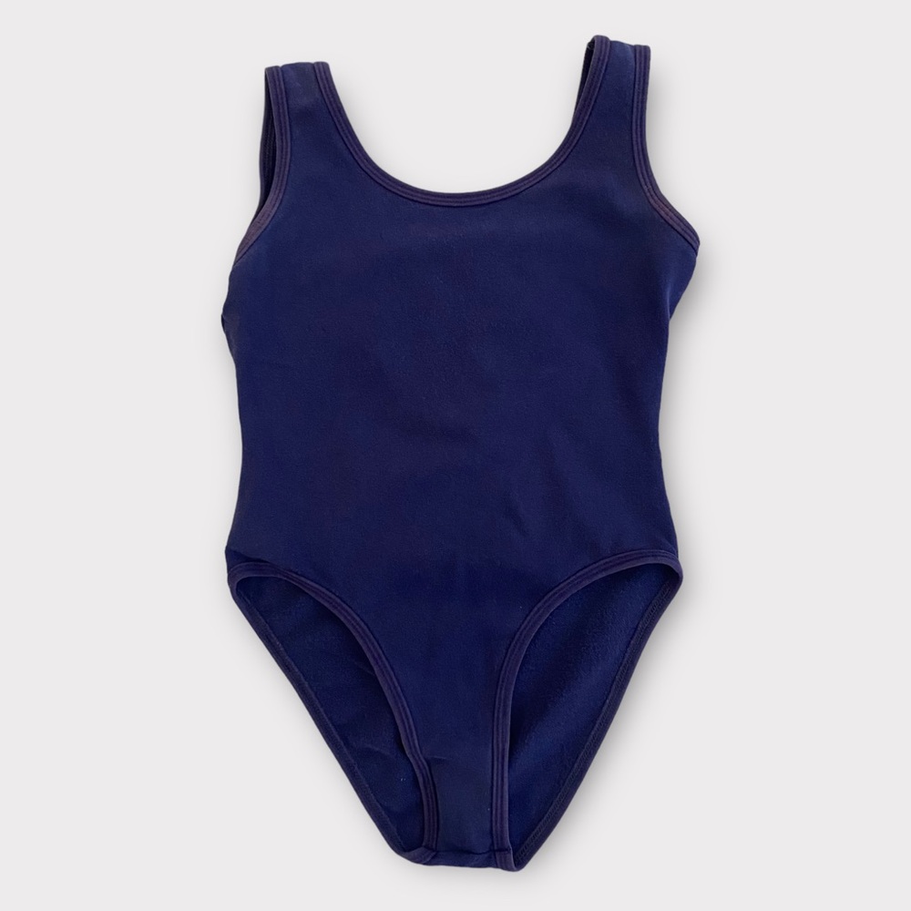 Vintage Cheetah Mervyns Girls Leotard Small Back Cutout Gymnastics 1990s 90s